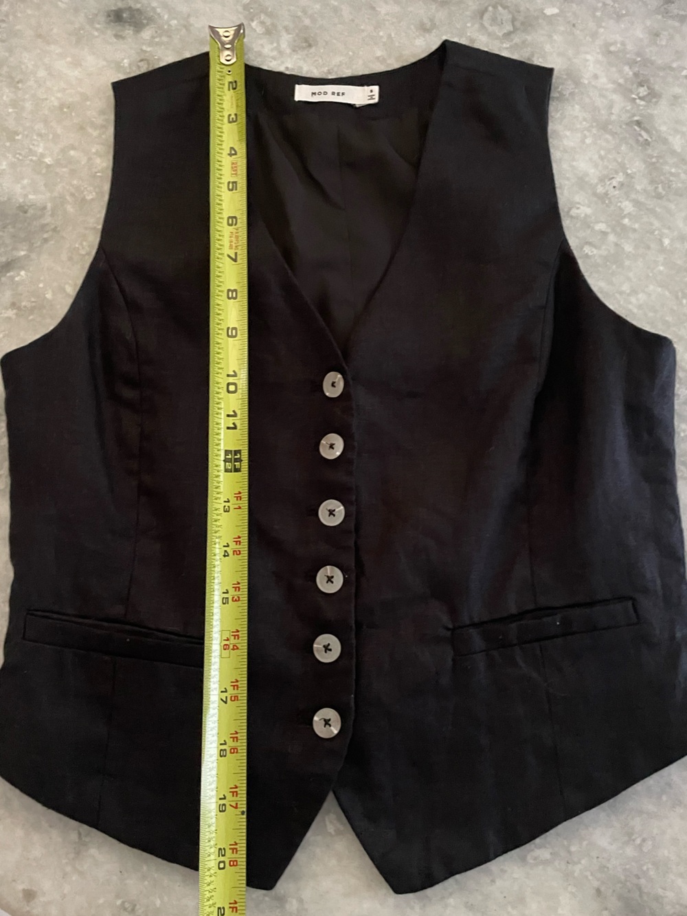 Mod Ref Linen Vest - Picture 6 of 15